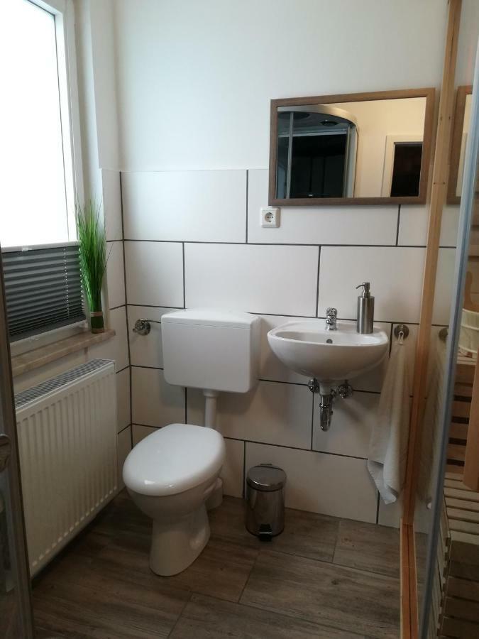 Ferienwohnung Am Reinhardswald - Eichenlaub - Mit Sauna Trendelburg Ngoại thất bức ảnh